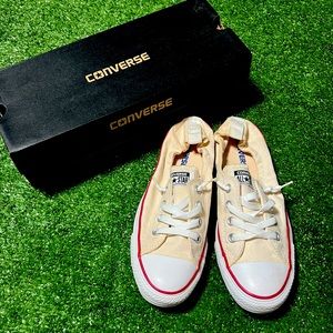 Converse Mens Chuck Taylor Shoreline Slip White Skateboarding Shoes Size 7.5